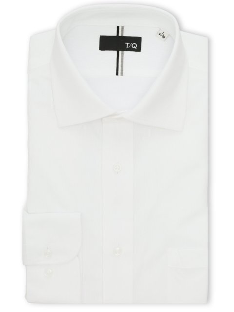 ノンアイロンストレッチ NEWスタンダードフィット ワイドカラー長袖ニットシャツ