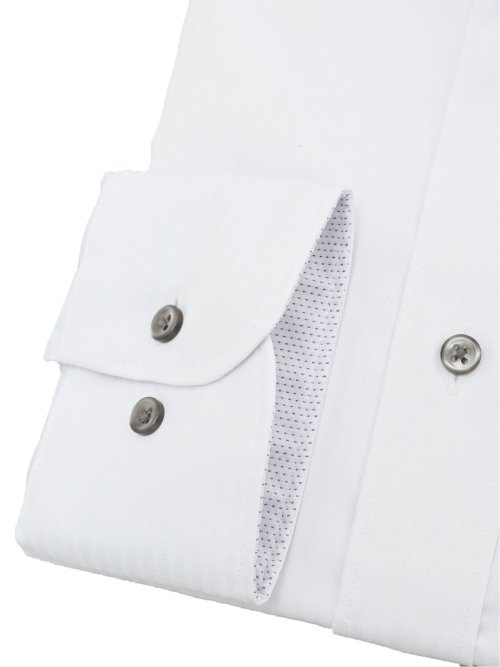 形態安定 吸水速乾 スタンダードフィット ボタンダウン長袖シャツ