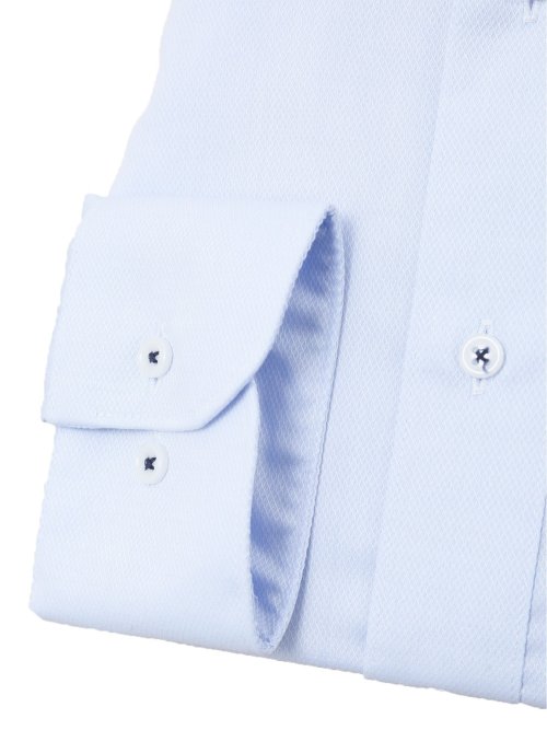 形態安定 吸水速乾 スタンダードフィット ドゥエボタンダウン長袖シャツ