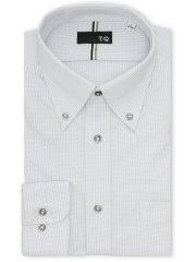 ノンアイロンストレッチ NEWスタンダードフィット ボタンダウン長袖ニットシャツ