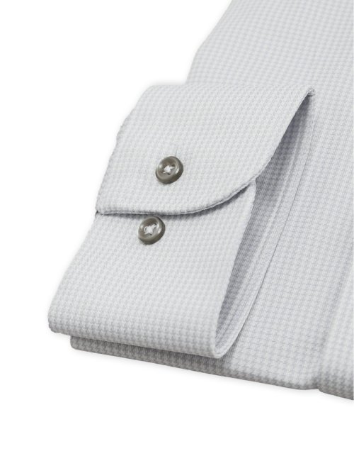 ノンアイロンストレッチ NEWスタンダードフィット ボタンダウン長袖ニットシャツ