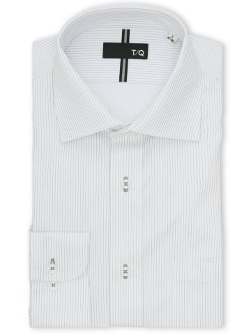 ノンアイロンストレッチ NEWスタンダードフィット ワイドカラー長袖ニットシャツ