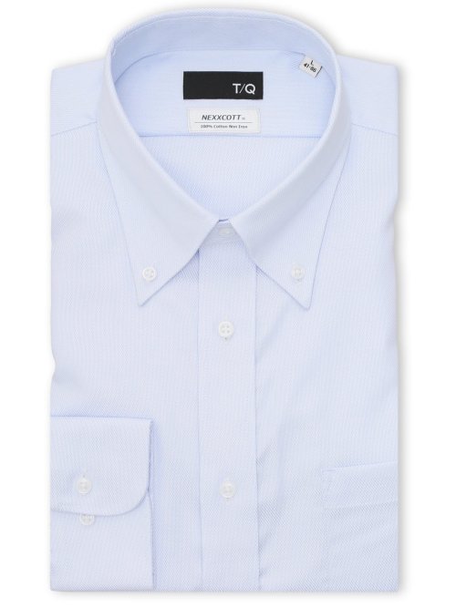 ノンアイロン ボタンダウン 長袖 シャツ(ワイシャツ・ドレス