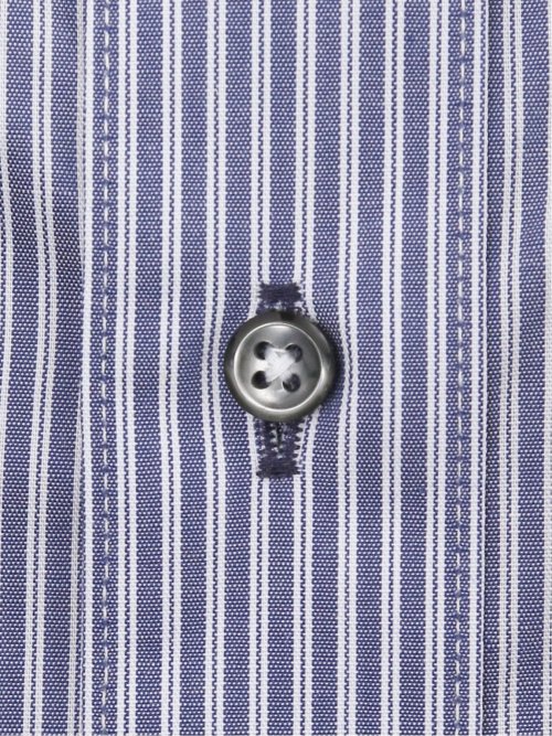 形態安定 吸水速乾 スタンダードフィット ボタンダウン長袖シャツ