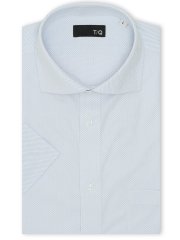 ストレッチ 吸水速乾 ノンアイロン ニット NEWスタンダードフィット カッタウェイ 半袖 ビジネス ドレス ワイシャツ メンズ