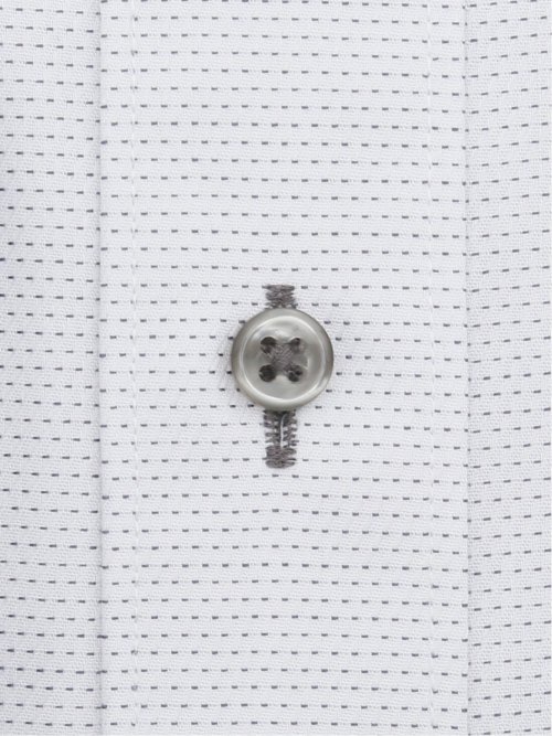 形態安定 吸水速乾 スタンダードフィット ボタンダウン長袖シャツ