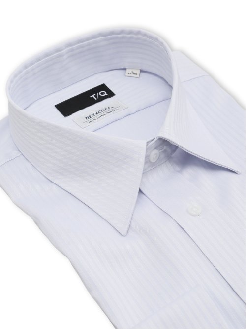 綿100% ノンアイロン NEWスタンダードフィット レギュラーカラー長袖シャツ