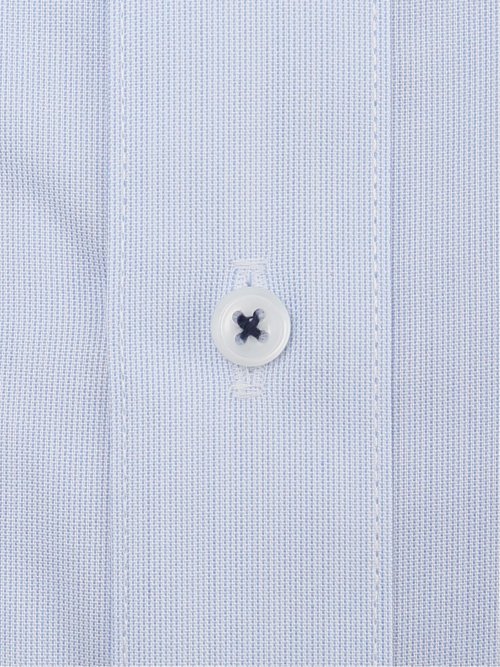 形態安定 吸水速乾 スタンダードフィット ボタンダウン長袖シャツ