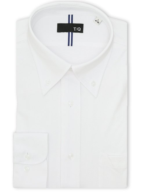 ノンアイロン NEWスタンダードフィット ワイドカラー長袖シャツ(S：37