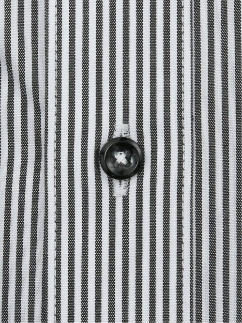 形態安定 吸水速乾 スタンダードフィット ワイドカラー長袖シャツ