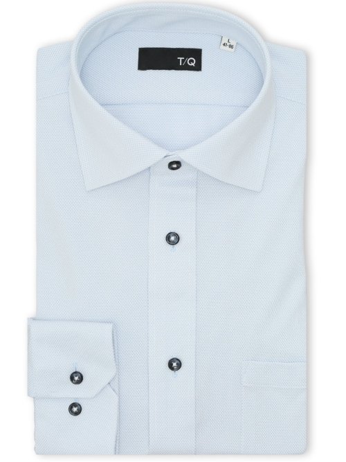 ノンアイロン NEWスタンダードフィット ワイドカラー長袖シャツ