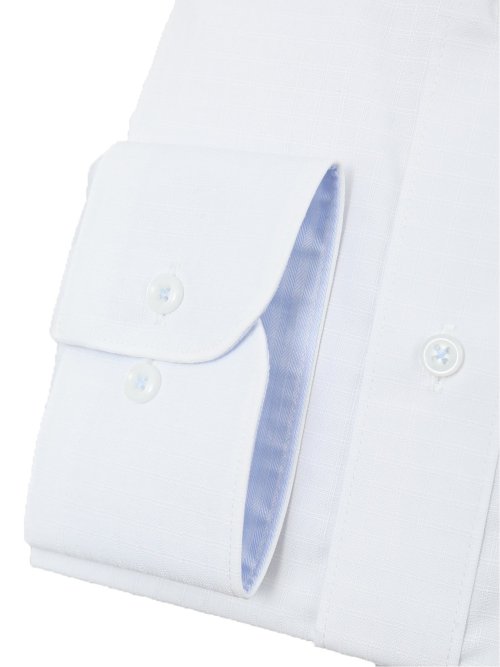 形態安定 吸水速乾 スタンダードフィット ボタンダウン長袖シャツ