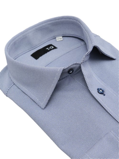 プライムフレックス NEWスタンダードフィット ワイドカラー長袖ニットシャツ