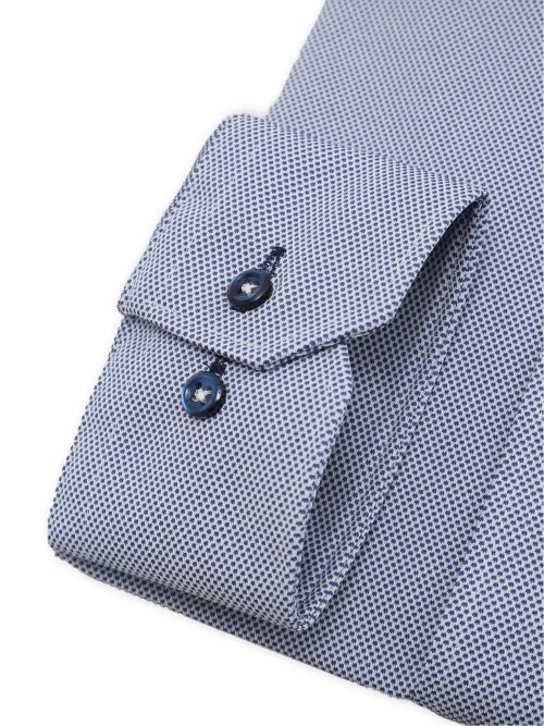 プライムフレックス NEWスタンダードフィット ワイドカラー長袖ニットシャツ