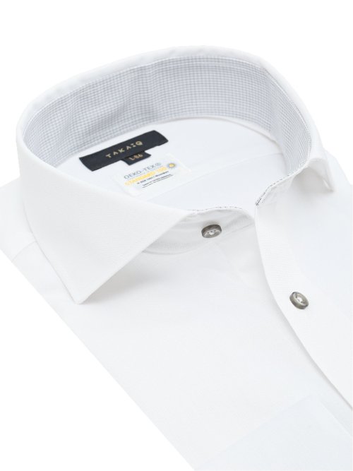 形態安定 吸水速乾 スタンダードフィット カッタウェイ長袖シャツ