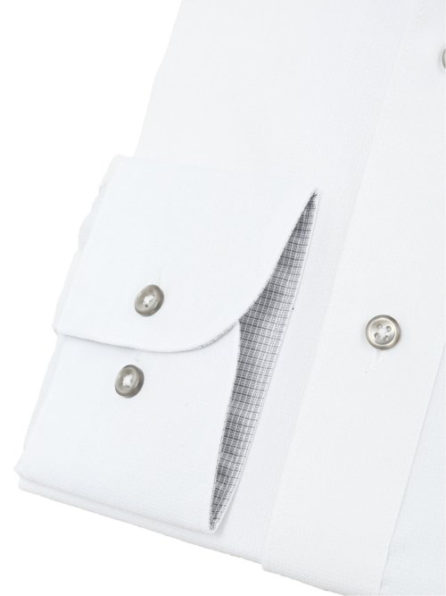 形態安定 吸水速乾 スタンダードフィット カッタウェイ長袖シャツ