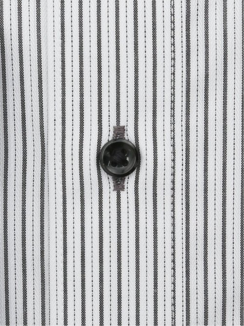 形態安定 吸水速乾 スタンダードフィット ワイドカラー長袖シャツ