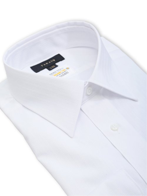 形態安定 吸水速乾 スタンダードフィット レギュラーカラー長袖シャツ