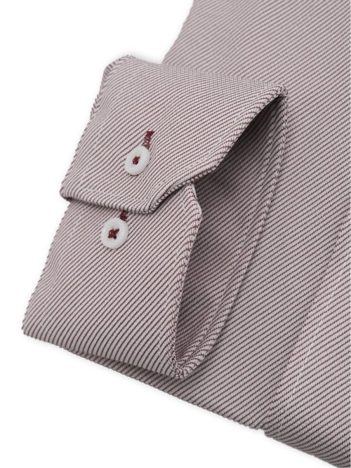 プライムフレックス NEWスタンダードフィット ワイドカラー長袖ニットシャツ