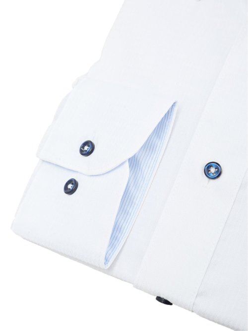 形態安定 吸水速乾 スタンダードフィット ボタンダウン長袖シャツ