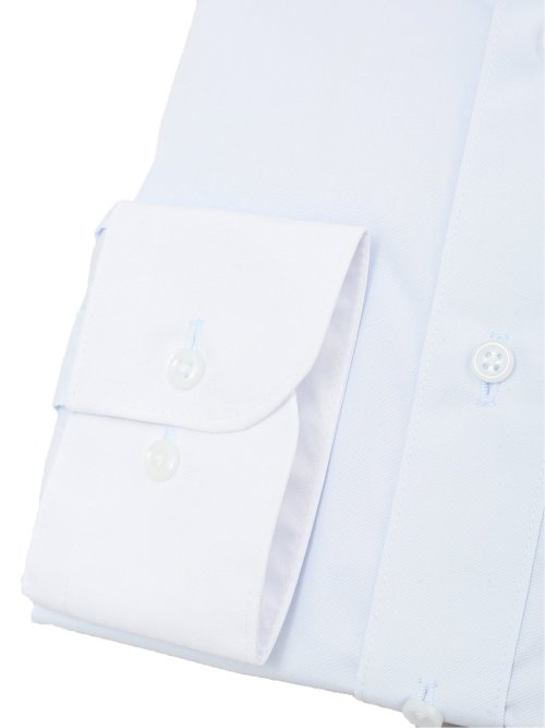 形態安定 吸水速乾 スタンダードフィット ボタンダウン長袖シャツ