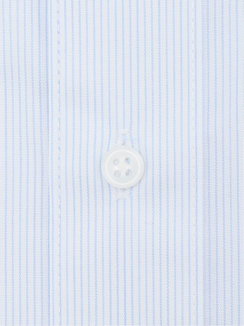 形態安定 吸水速乾 スタンダードフィット ワイドカラー長袖シャツ