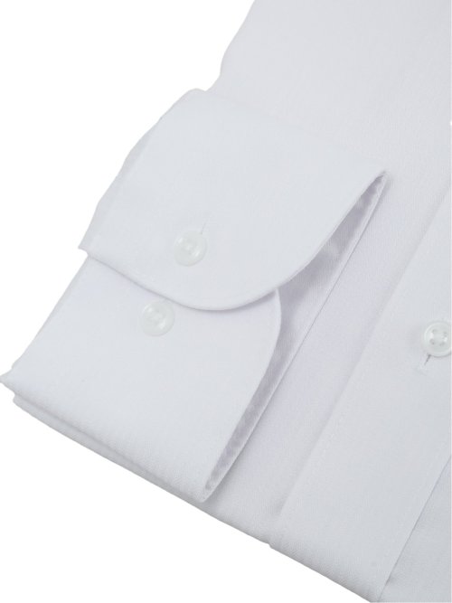 形態安定 吸水速乾 スタンダードフィット ワイドカラー長袖シャツ