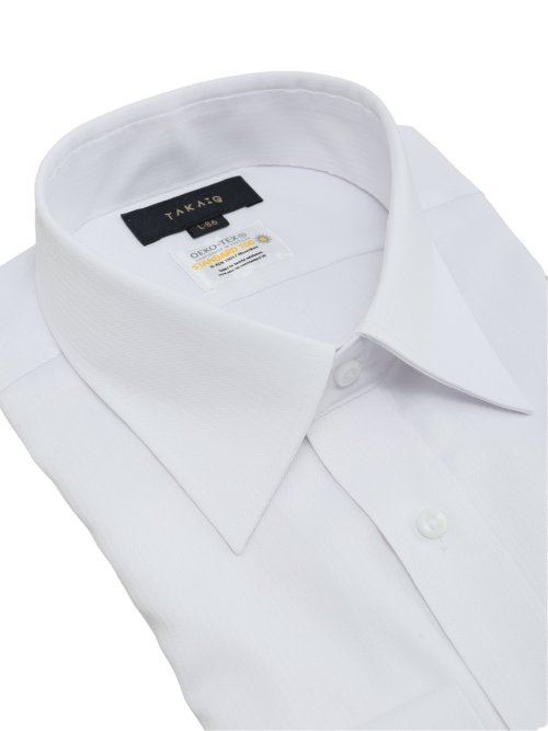 形態安定 吸水速乾 スタンダードフィット レギュラーカラー長袖シャツ