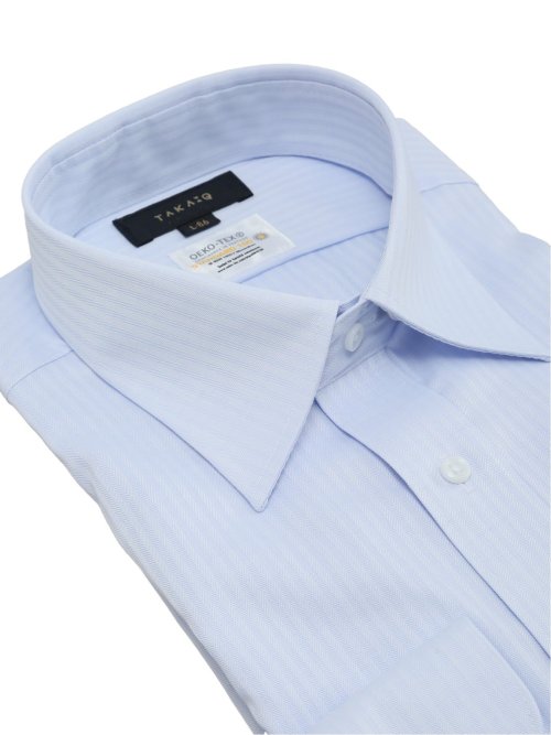 形態安定 吸水速乾 スタンダードフィット レギュラーカラー長袖シャツ