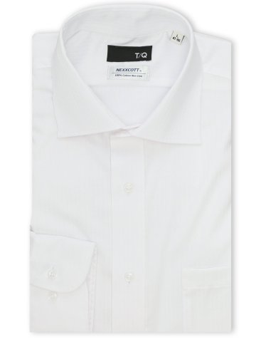 綿100% ノンアイロン NEWスタンダードフィット ワイドカラー長袖シャツ