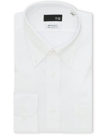 綿100% ノンアイロン NEWスタンダードフィット ボタンダウン長袖シャツ