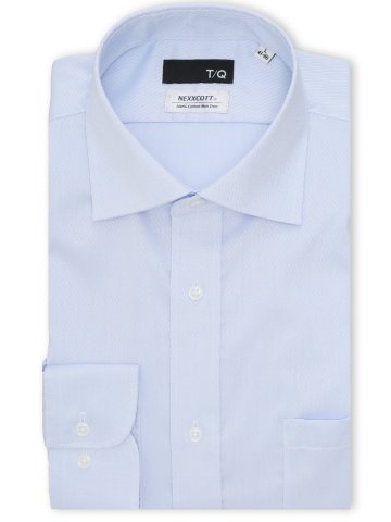 綿100% ノンアイロン NEWスタンダードフィット ワイドカラー長袖シャツ