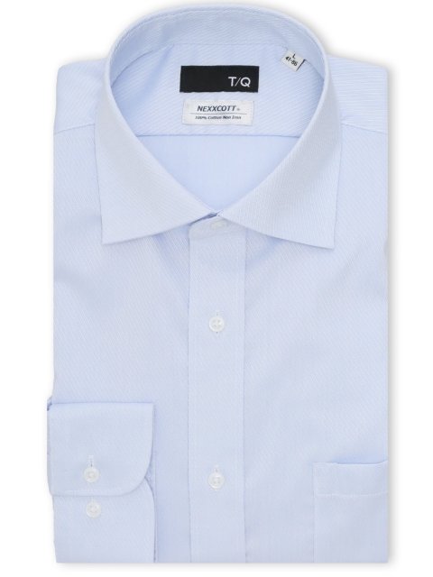 綿100% ノンアイロン NEWスタンダードフィット ワイドカラー長袖シャツ