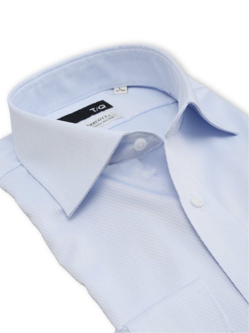 綿100% ノンアイロン NEWスタンダードフィット ワイドカラー長袖シャツ