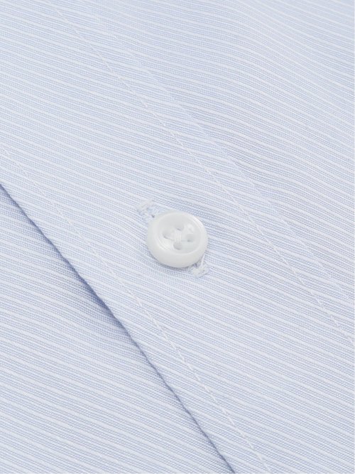 綿100% ノンアイロン NEWスタンダードフィット ワイドカラー長袖シャツ