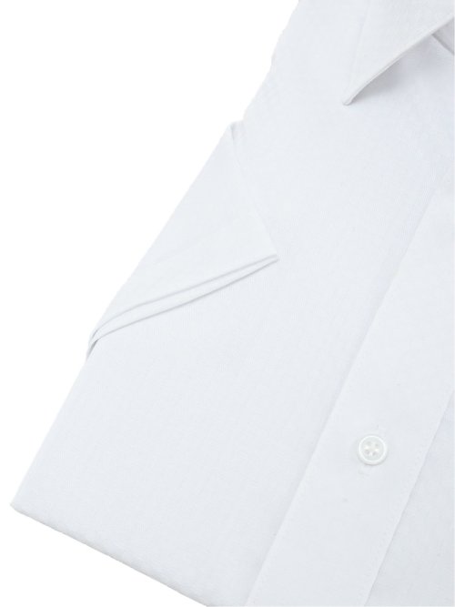 形態安定 吸水速乾 スタンダードフィット ワイドカラー半袖シャツ