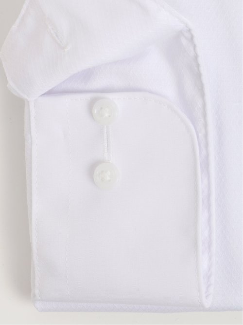 形態安定 吸水速乾 スタンダードフィット 2枚衿ドゥエ長袖シャツ