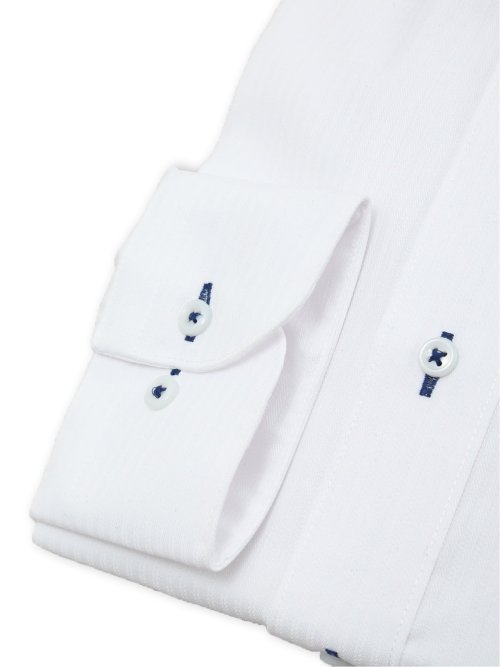 形態安定 吸水速乾 スタンダードフィット レギュラーカラー長袖シャツ