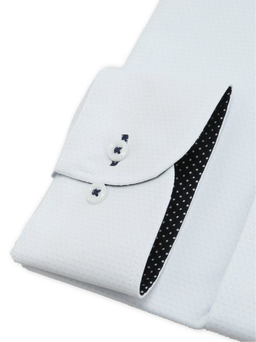 ノンアイロンストレッチ NEWスタンダードフィット ボタンダウン長袖ニットシャツ