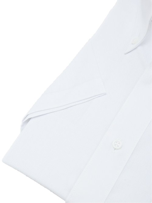 形態安定 吸水速乾 スタンダードフィット ボタンダウン半袖シャツ