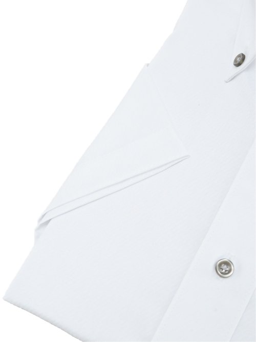 形態安定 吸水速乾 スタンダードフィット ボタンダウン半袖シャツ