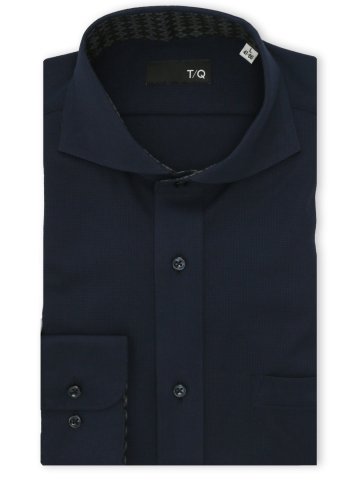 ノンアイロンストレッチ NEWスタンダードフィット カッタウェイ長袖ニットシャツ