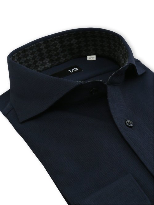 ノンアイロンストレッチ NEWスタンダードフィット カッタウェイ長袖ニットシャツ