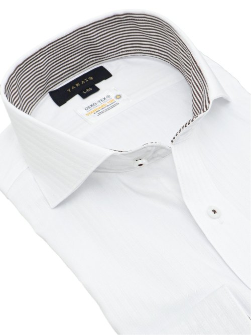 形態安定 吸水速乾 スタンダードフィット カッタウェイ長袖シャツ