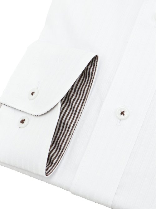 形態安定 吸水速乾 スタンダードフィット カッタウェイ長袖シャツ