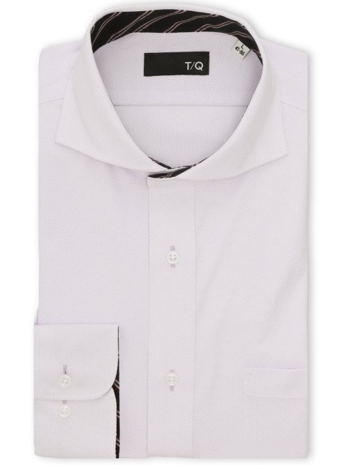 ノンアイロンストレッチ NEWスタンダードフィット カッタウェイ長袖ニットシャツ