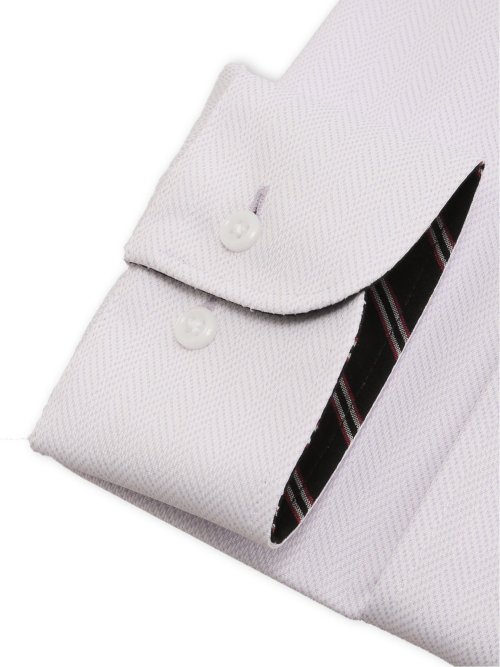 ノンアイロンストレッチ NEWスタンダードフィット カッタウェイ長袖ニットシャツ