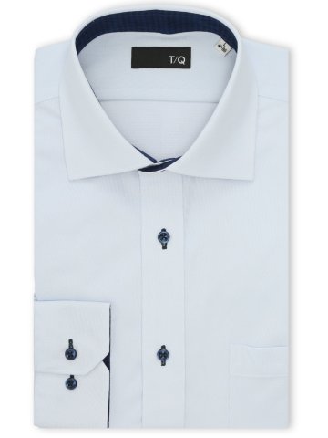 ノンアイロンストレッチ NEWスタンダードフィット ワイドカラー長袖ニットシャツ