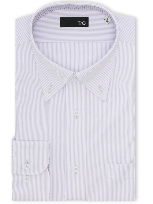 ノンアイロンストレッチ NEWスタンダードフィット ボタンダウン長袖ニットシャツ