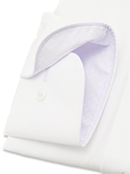 形態安定 吸水速乾 スタンダードフィット ワイドカラー長袖シャツ